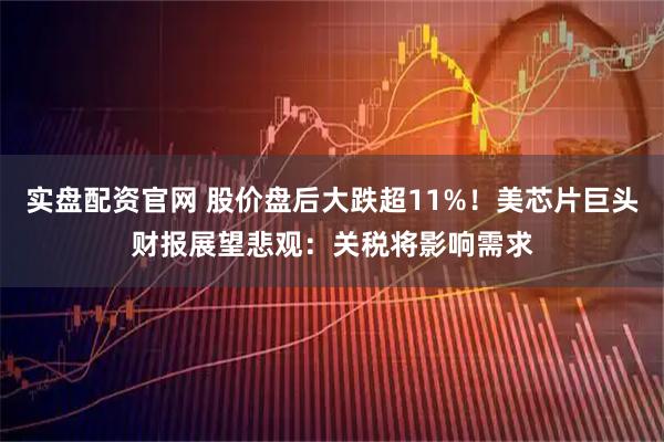 实盘配资官网 股价盘后大跌超11%!美芯片巨头财报展望悲观:关税将影响需求