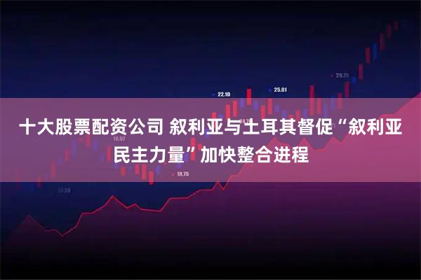 十大股票配资公司 叙利亚与土耳其督促“叙利亚民主力量”加快整合进程