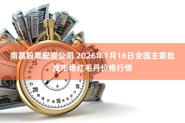 南昌股票配资公司 2026年1月16日全国主要批发市场红毛丹价格行情